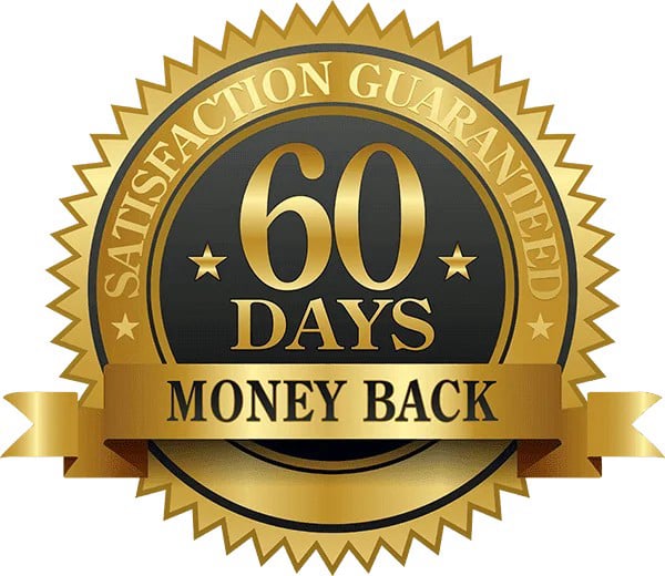60-day money-back guarantee badge supplied for Neuro Energizer